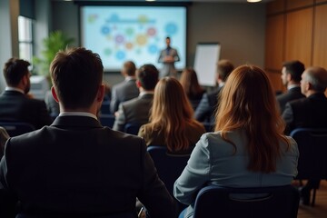 Successful Business People Engaging in Q&A Session at Lecture