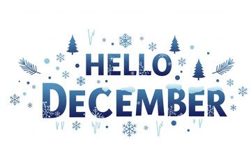 Naklejka premium Celebrate winter's arrival with a festive 