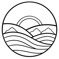 Serene Sunset in Soft Pastels