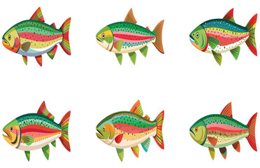 Trophy Fish Artwork Set
