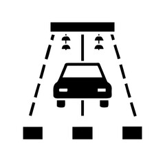 Craft a detailed silhouette of a Smart City Infrastructure