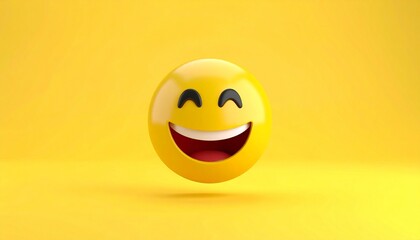 smiley face on a yellow
