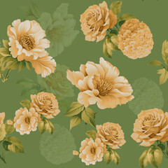 all over design. digital print design. Flower design.all over print.Watercolor iris flowers and abstract illustration. Seamless pattern. Summer, spring design for wallpapers, lights, textiles, texture