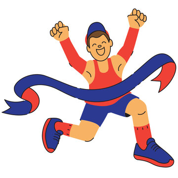 finisher runner man 