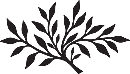 Obraz premium This elegant Leaf and Branch Botanical Napkin Holder design 