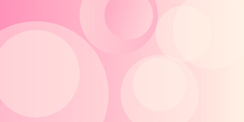 Abstract pastel colorful pink and yellow gradations. Circle effect style geometric modern art type3