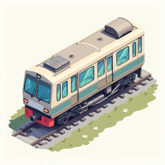 cute 3D train design very cool