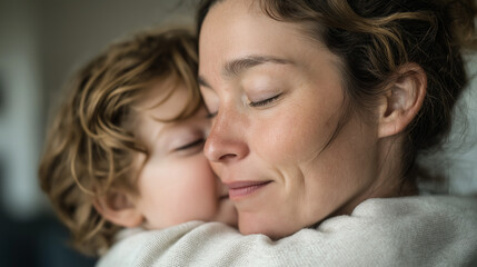 A dynamic commercial-ready capture radiant daughter's warm smile: an intimate moment - portrait showcasing elegant style and authentic expression.