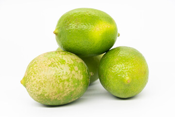 Lemon on a white background