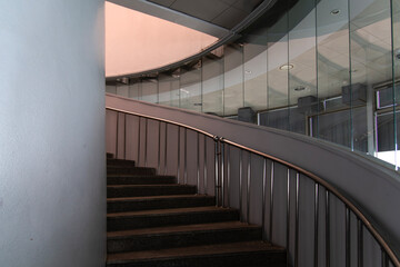 Obraz premium interior of the lighthouse with staircases