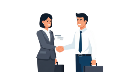 An image of business partners handshake deal agreement cooperation.. The scene includes handshake, man, white, office, client, style, manager, people,