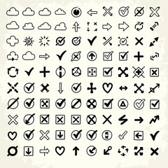 Abstract geometric pattern with vibrant cmyk color elements and clean lines suitable for graphic design