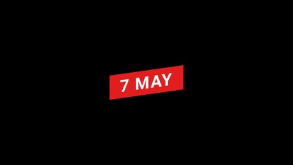 7 May Banner Animation