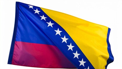 waving flag of european union