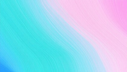 Fototapeta premium Abstract Pastel Gradient Background with Smooth Waves in Aqua Blue and Pink