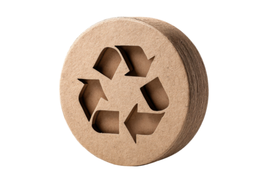 Recycling initiative eco-friendly practices urban environment graphic. Isolated on transparent background, png.