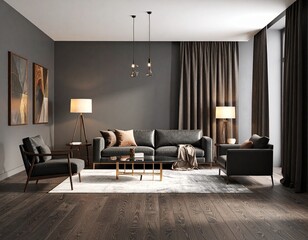 Modern living room interior