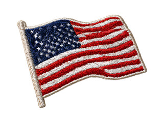  Flag Iron-On Patche on