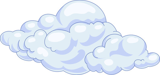 Cute clouds with simple colors