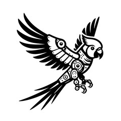 vector parakeet logo