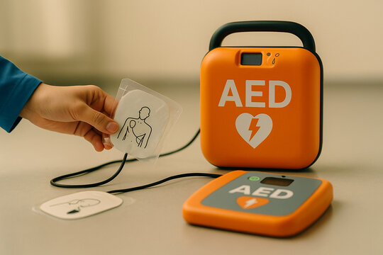 AEDと心肺蘇生の医療現場イメージ｜自動体外式除細動器と救命活動