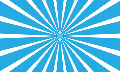 Sun rays Retro vintage style on blue background, Sunburst Pattern Background, abstract blue sunburst pattern background for modern graphic design element vector.