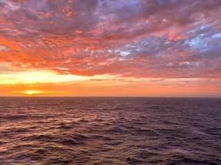 sunrise over the ocean, colors of nature 7