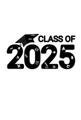Class of 2025 , Bold Graduation Typography Design