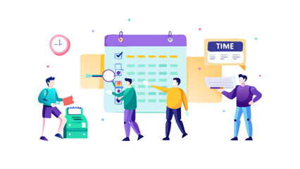Time management calendar schedule planning task management workflow productivity appointment reminder deadline 100