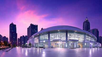 The square outside the stadium