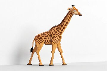 High-Quality 3d Pixel Art giraffe : Trendy, Versatile & Top-Selling Designs	