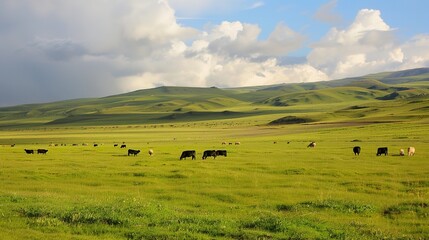 Festive Whispers of the Grassland: New Year Decorations Illuminate Cattle and Sheep Scenery in Charming Images
Stretching across the sun-kissed grassland, flocks of sheep and herds of cattle graze pea