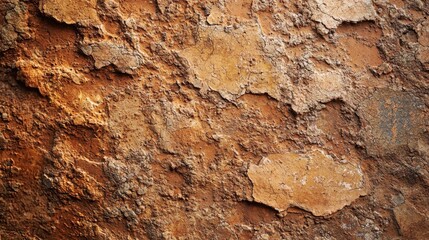 Naklejka premium Unglazed clay surface texture pristine 90-degree overhead natural material inherent beauty versatility web design applications authentic clay characteristics