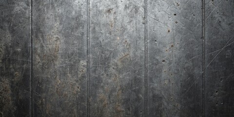 Obraz premium Dark grunge metal texture background with scratches and weathered surface, ideal for industrial designs and adding a rough, aged feel to projects
