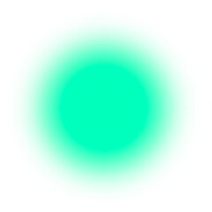 Green circular gradient blurred halo