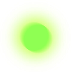 Green circular gradient blurred halo