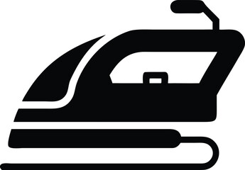 electric iron machine silhouette.eps