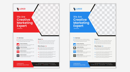 Modern Business Flyer Template – Clean, Minimal & Corporate Design 