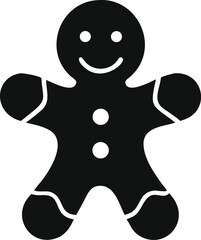 gingerbread man silhouette
