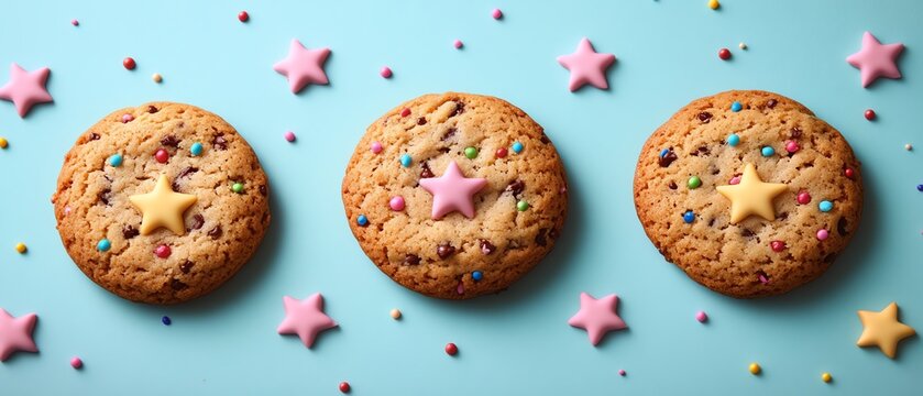 Three star cookies, excellent rating