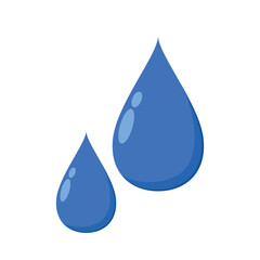 Water drop isolated vector. illustration vector graphic of water drop.
