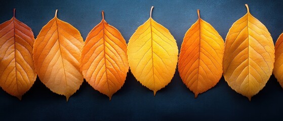 Autumn Leaves: A Symphony of Gold and Orange