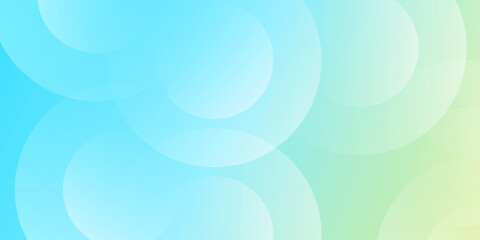green and blue gradient abstract bckground. Modern circular element. Suit for banner, web, brochure, presentation