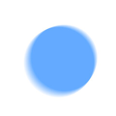 Blue circular gradient blurred halo