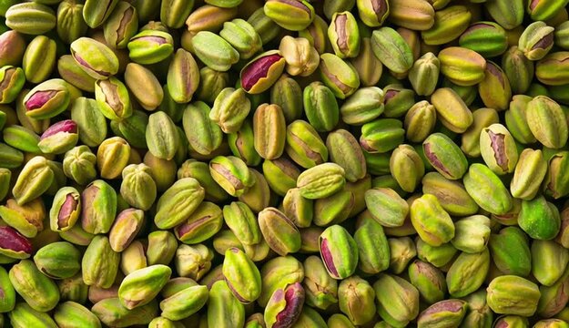 texture material of pistachio fruit cake dessert