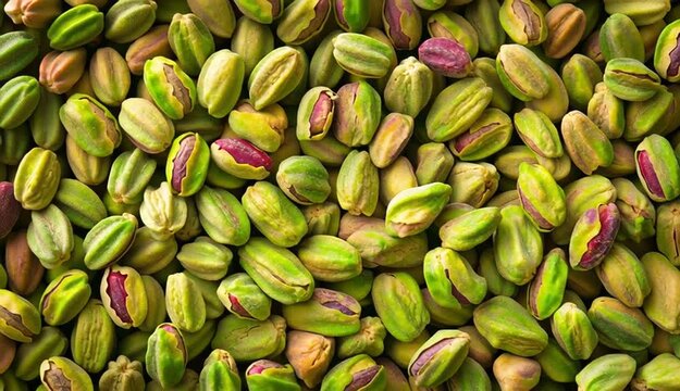 texture material of pistachio fruit cake dessert