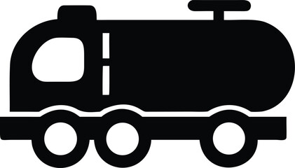 petrol tanker silhouette