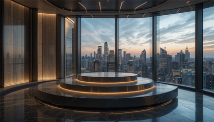 Fototapeta premium View from the window of a building