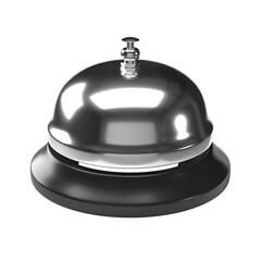 Shiny Silver Service Bell