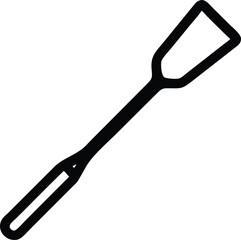 spatula line art silhouette
